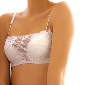 NWOT Natori Zen Floral Contour Cami Bra Ivory